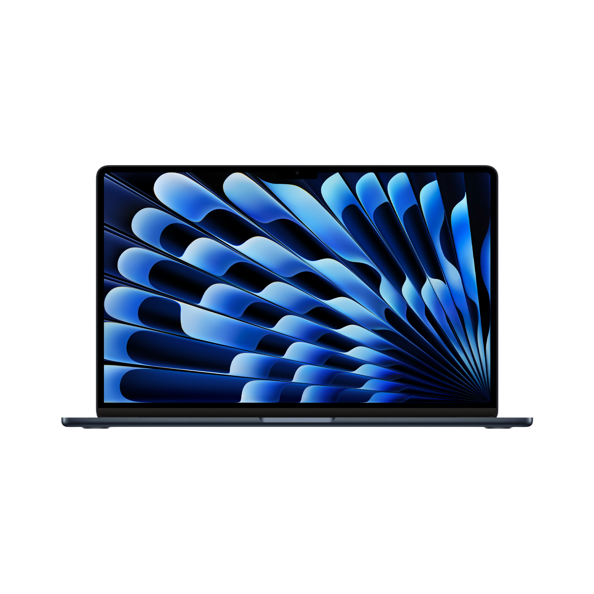 MacBook Air 15-inch (2022) – M2 Chip, 8‑Core CPU & 10‑Core GPU, 8GB RAM, 256GB SSD – Model MQKW3 (Midnight, English Keyboard) - alAsil